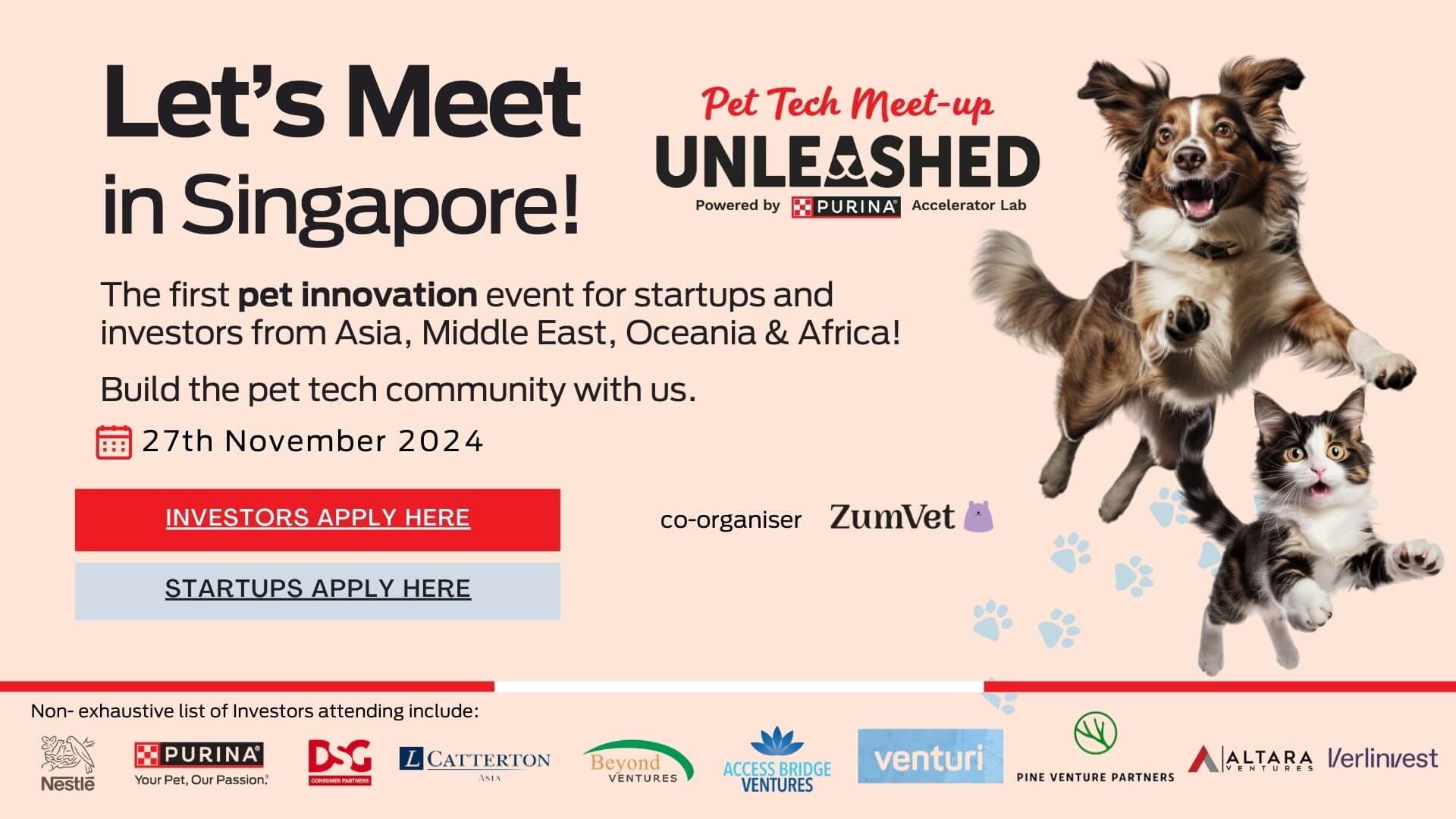 Unleashed Pet Tech Meet-up banner